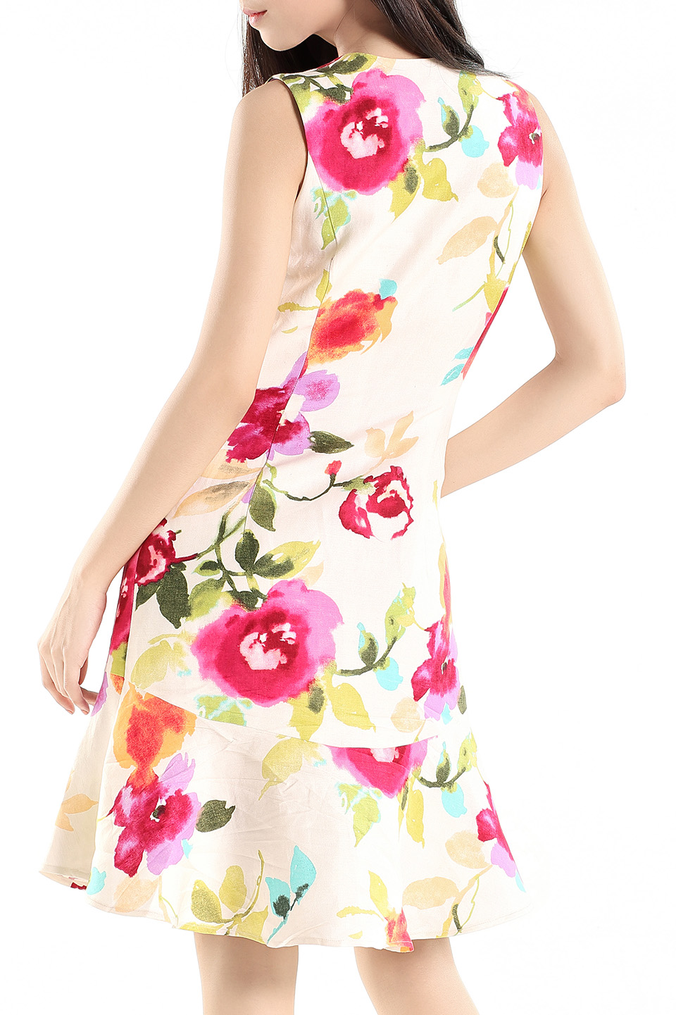 Floral print dress