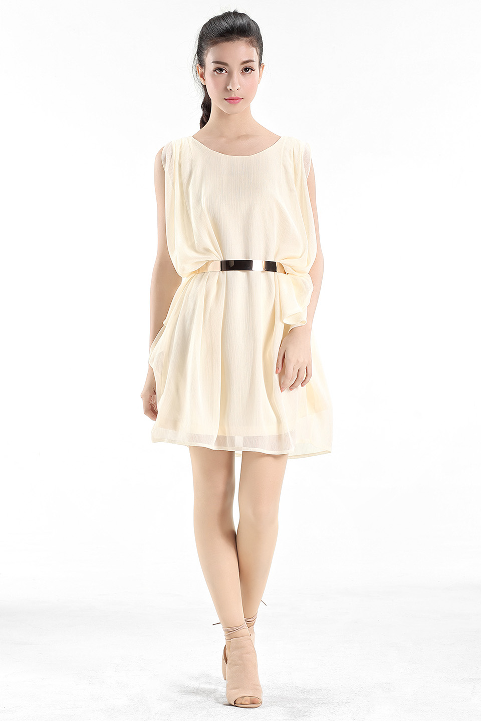 Chiffon Ruffle Dress