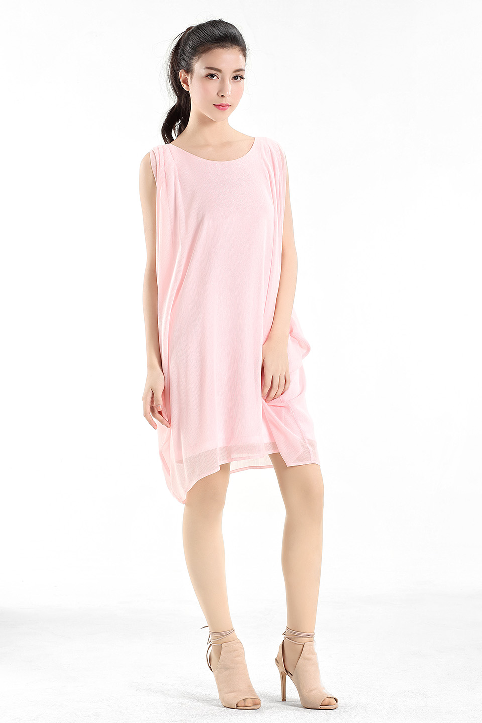 Chiffon Ruffle Dress