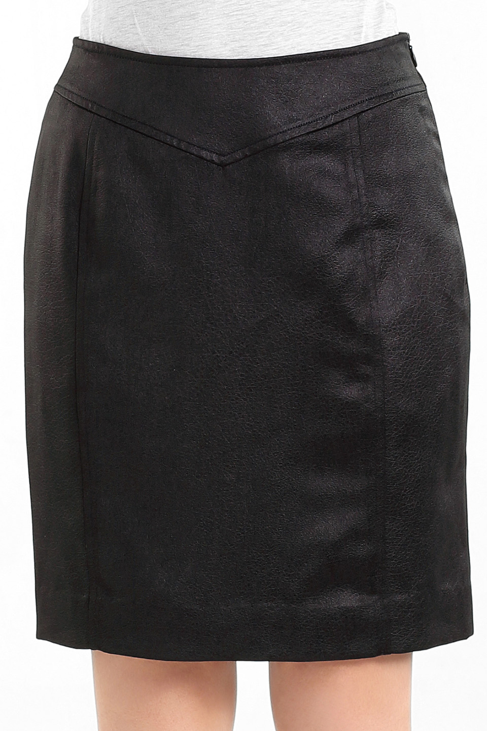 Leather Textured Mini Skirt